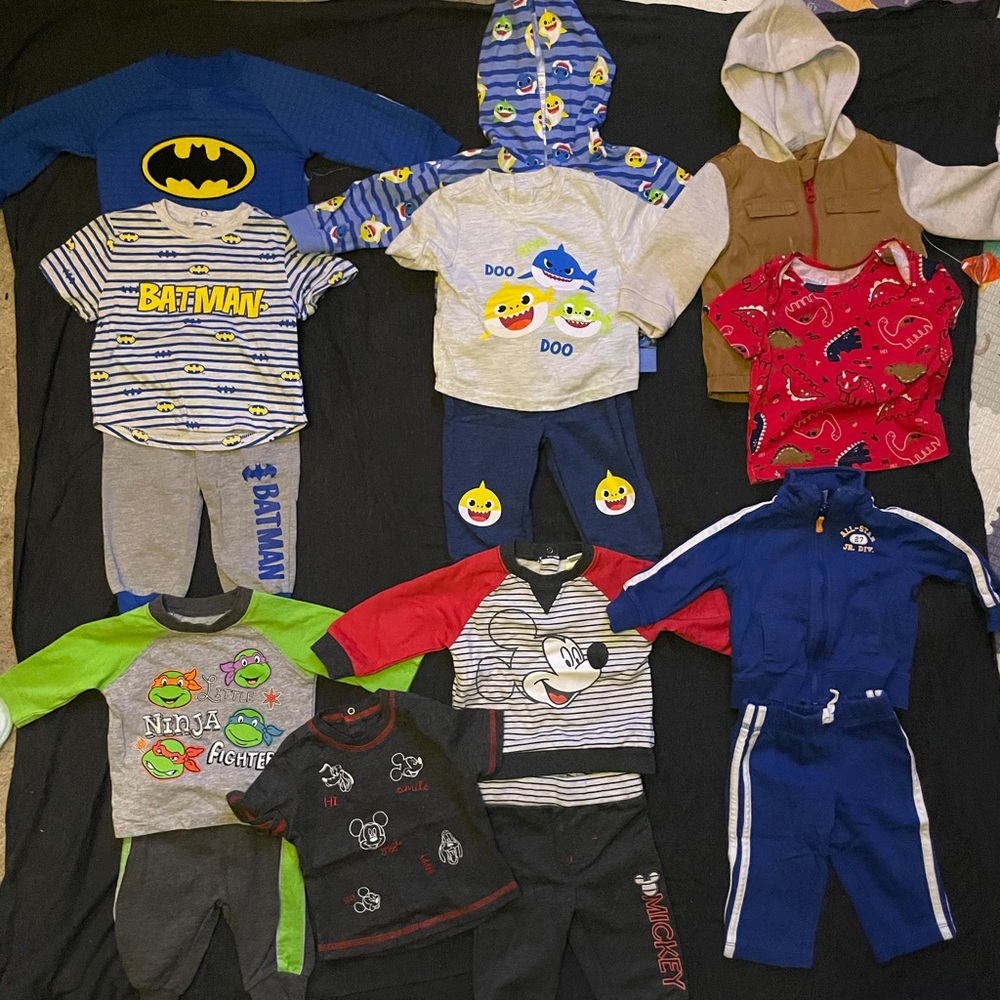 Boys clothes lot! Bundle of over 200 items, no stains, GUC. NB-9 month clothes - Picture 2 of 12